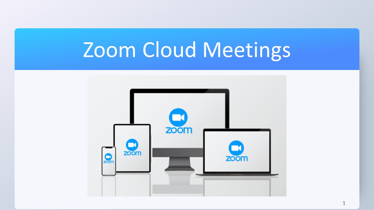 คู่มือการใช้งานโปรแกรม Zoom Cloud Meetings